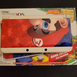 New Nintendo 3DS Mario Edition CIB 