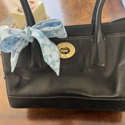 COACH Madeline Hampton Leather Handbag/Tote 