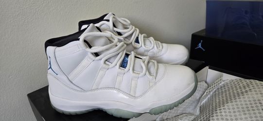 Jordan 11 Legend Blue Colombia Blue Used Sz 9