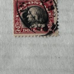 United States 547 Ben Franklin 2 Dollar Stamp Used