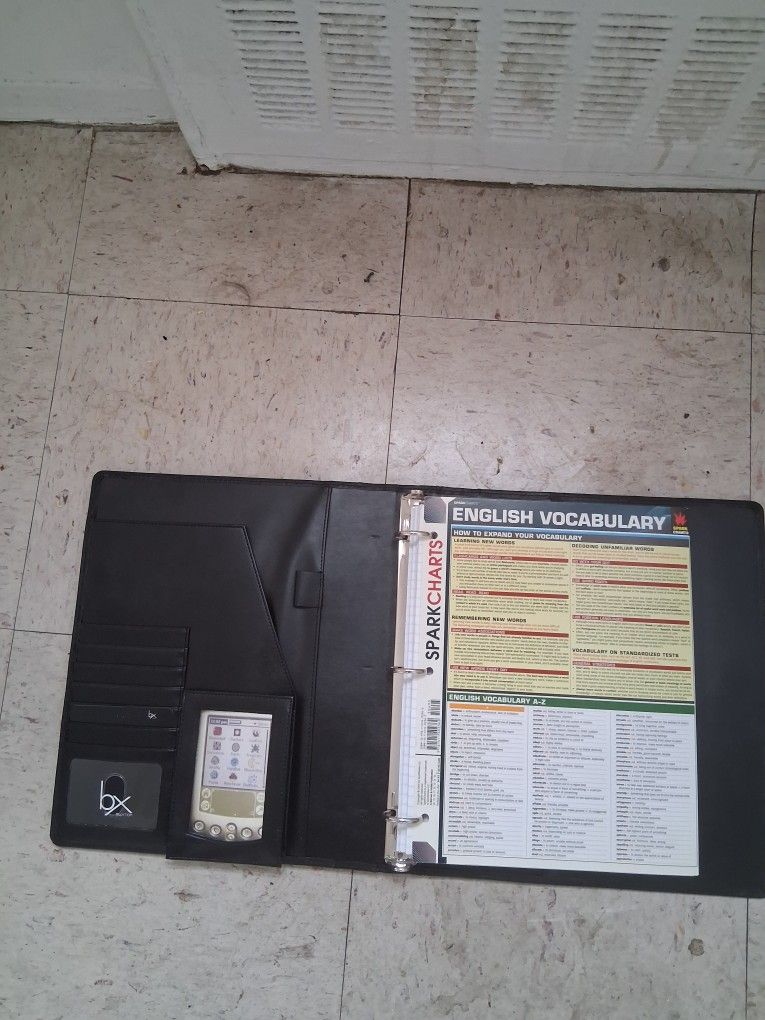 Black Leather Binder