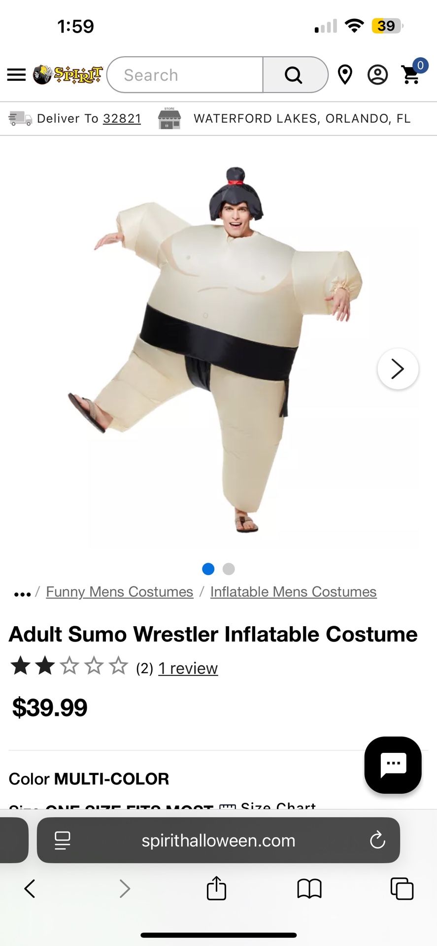Sumo Wrestler Inflatable Costume
