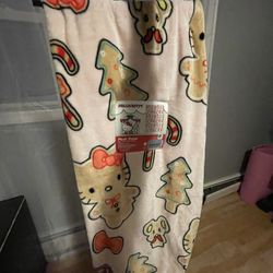 Hello Kitty Gingerbread Blanket 