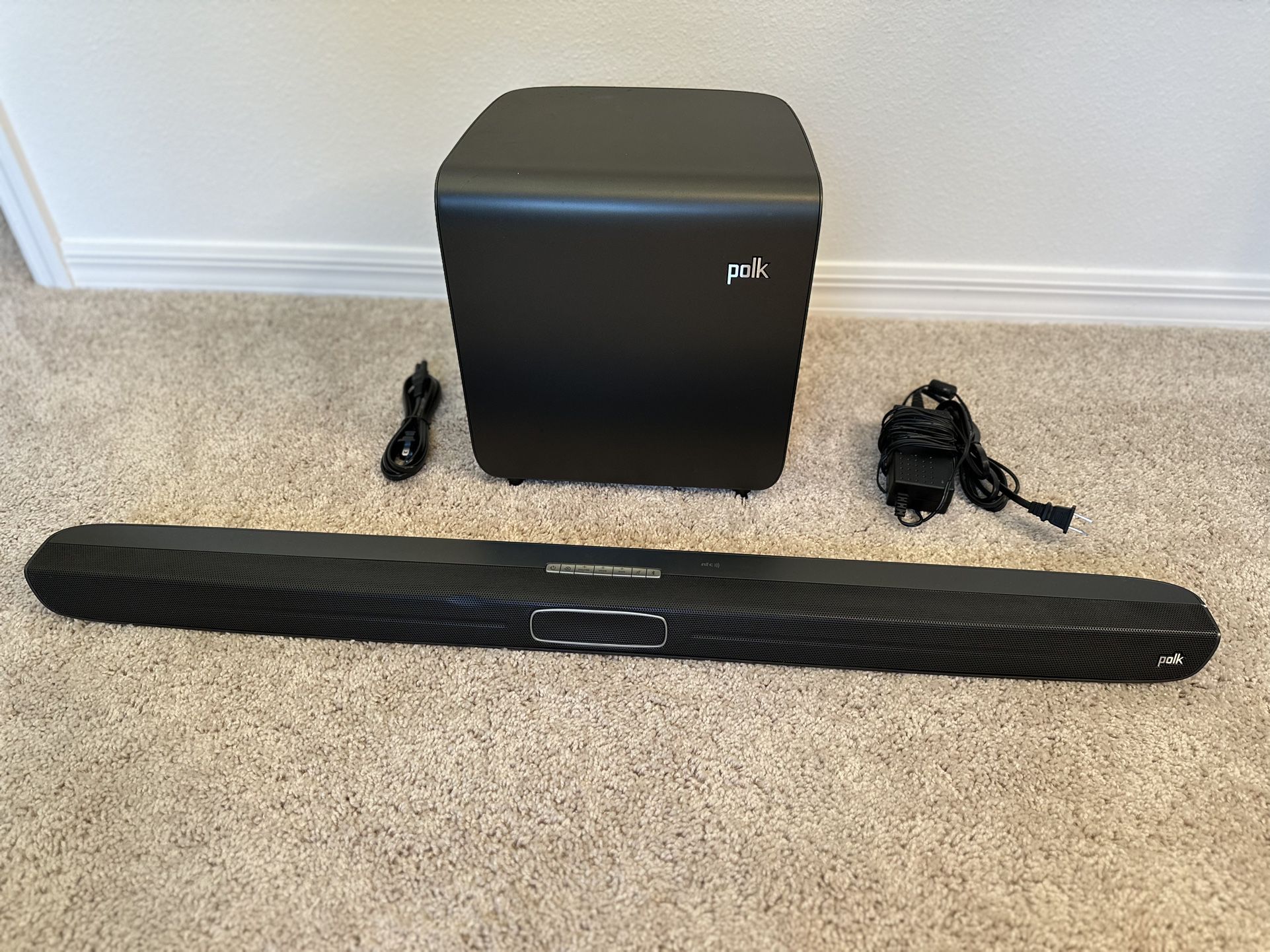 Polk Magnifi Home Theater Sound Bar and Subwooofer