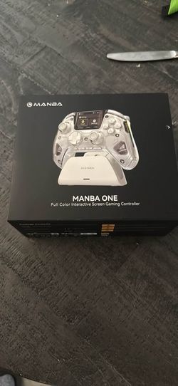 MANBA ONE Interactive Screen Wireless Gaming Controller - White
