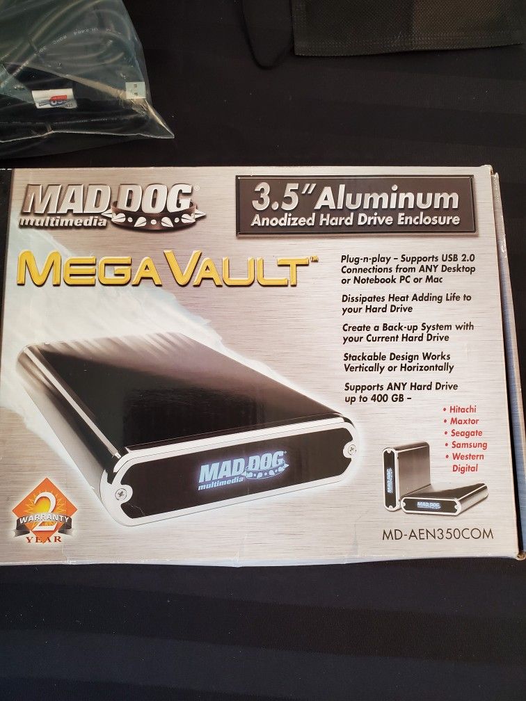 Mad Dog Multimedia Megavault 2.5" Hard Drive