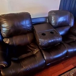 Reclining Leather Couches