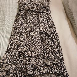 Black Navy Blue Grey Ann Taylor Dress Size 0/2/4
