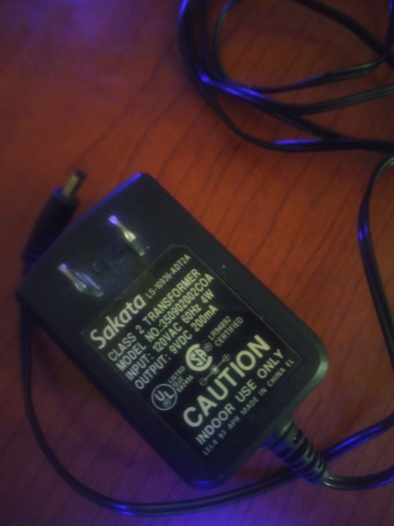 Sakata LS-10936-ADT2A Class 2 Transformer