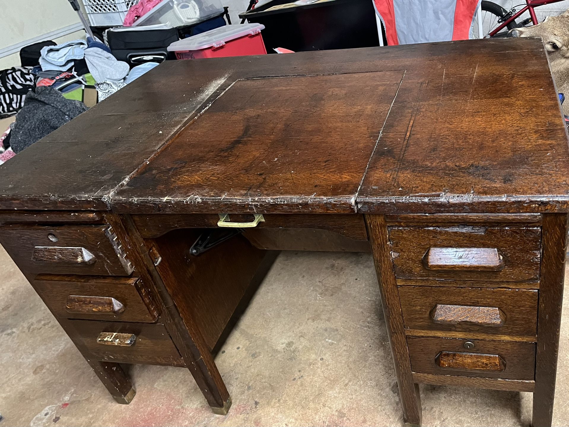 Antique Typewriter Desk 