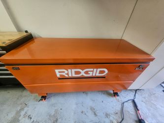 Ridgid job site tool storage chest 60" .