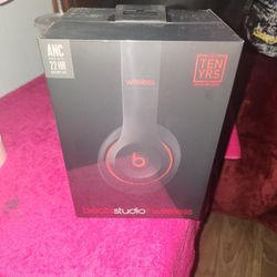 Beats Studio 3 Black Red  Overhead