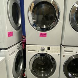SET WASHER AND DRYER WHITE LG GAS 