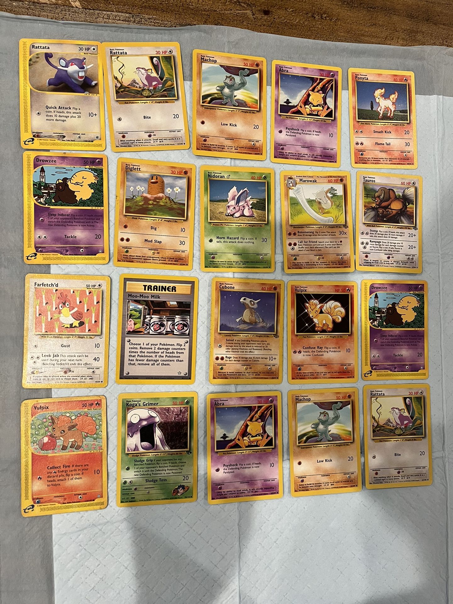 20 Assorted WOTC Pokemon Cards