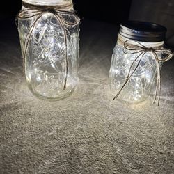 Fairy Lit Mason Jar Decor