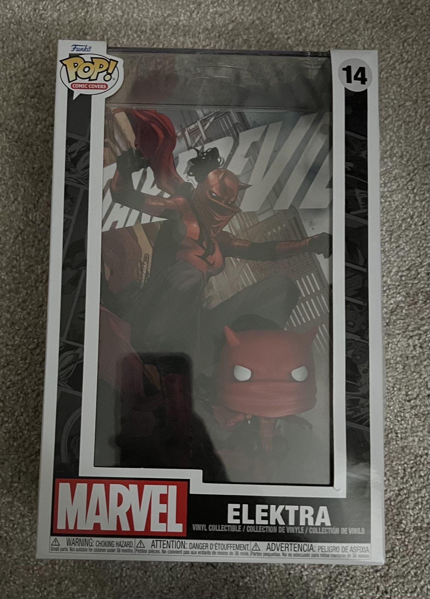 Funko Pop! Comic Book Cover with Case: Marvel - Elektra #14