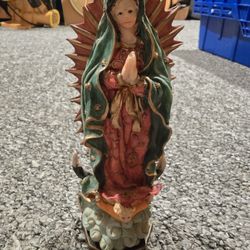 Our lady of guadalupe the blessed virgin lady resin 12" statues holy mother