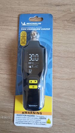 Michelin Programmable Digital Tire Pressure Gauge