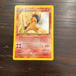 1st Edition Typhlosion 