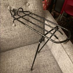 Metal bike rack for the back of a bike