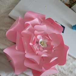 Giant Paper Flowers.  