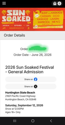 3 Sunsoak 2026 tickets