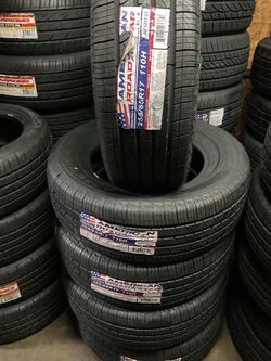 Set of four New 255/65R17 $550 ,  Brand AMERICAN Road Star