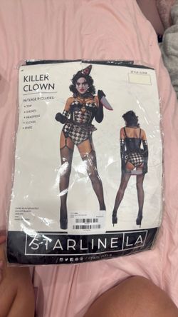 Size large clown costume
