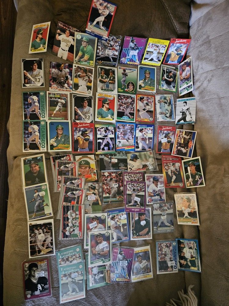 65 Cards Of JOSE CANSECO