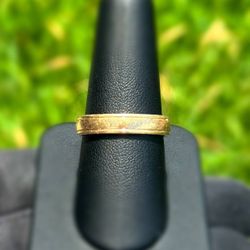 Vintage Benchmark Jewelry 14k solid yellow gold band ring size 9.00