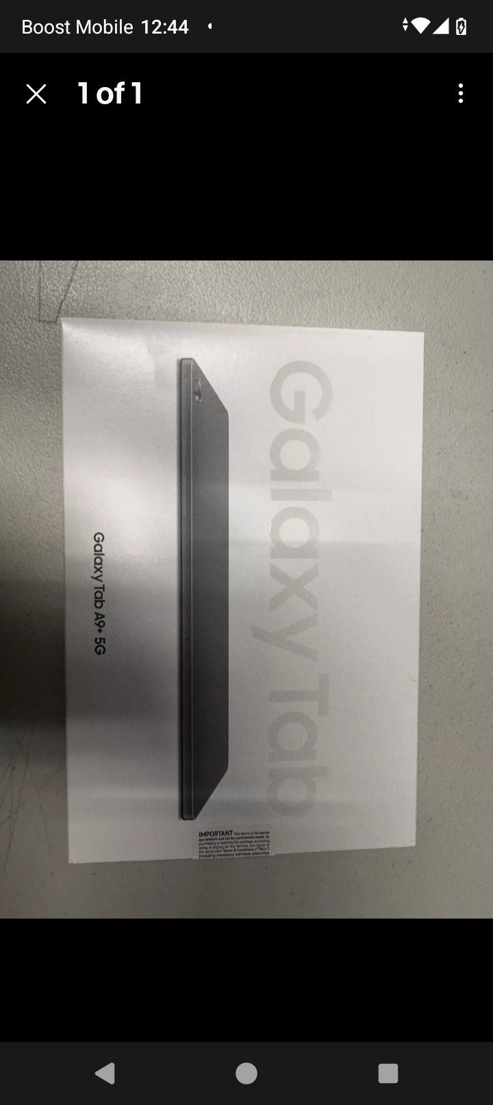 Brand New Galaxy Tab A9+5g Service On It