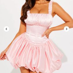 Pink Blush Bubble Dress 