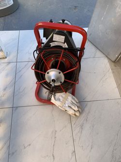 Drain Cleaner / Máquina Limpiadora De Drenaje