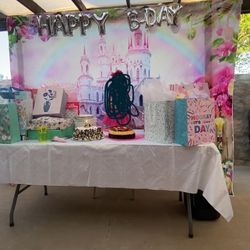 Big Castle Birthday Banner 