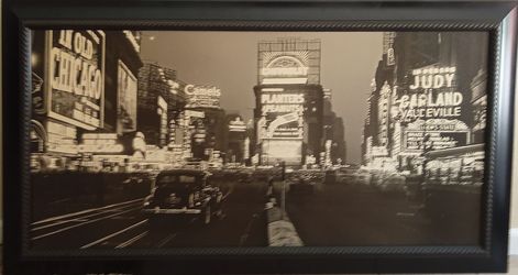 Times Square at Night, NYC 1938