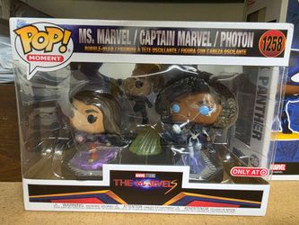 Funko POP! Moment: The Marvels Ms Marvel/ Captain Marvel/Photon Figure Set - 3pk
TARGET EXCLUSIVE
