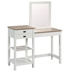 Vanity with Framed Mirror