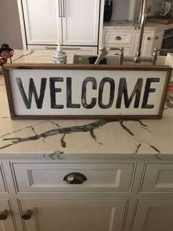 Welcome sign new