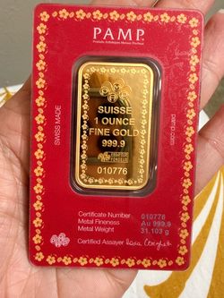 PAMP Suisse 1 oz Fine Gold Bar 999.9