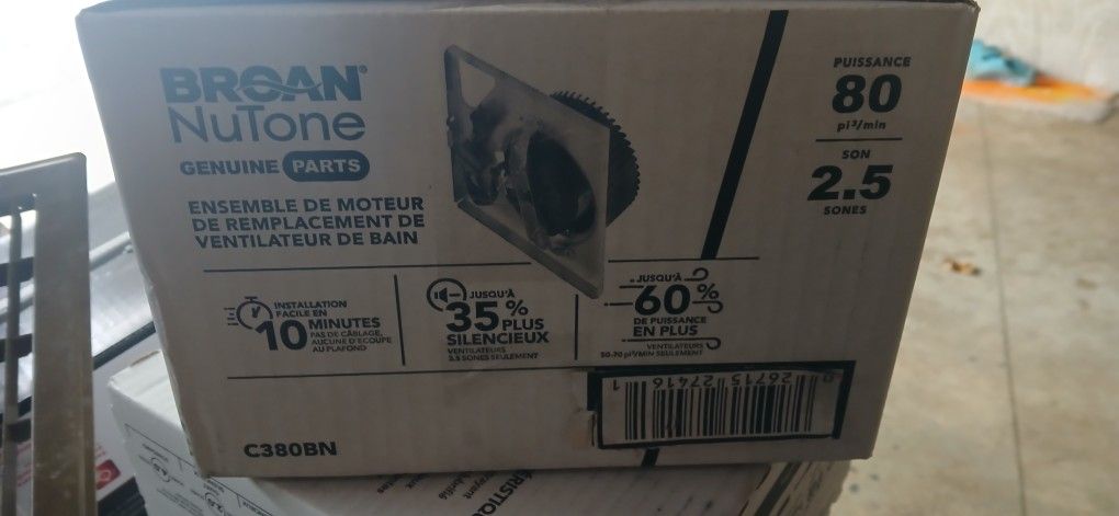 Broan NUTONE Genuine Replacement Parts Fir Bsthtoom Vent Fan