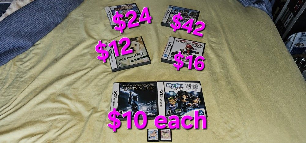 Nintendo Ds Games $10 And Up
