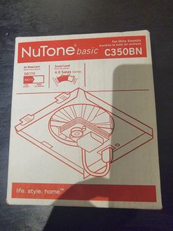 Bathroom or laundry room exhaust fan