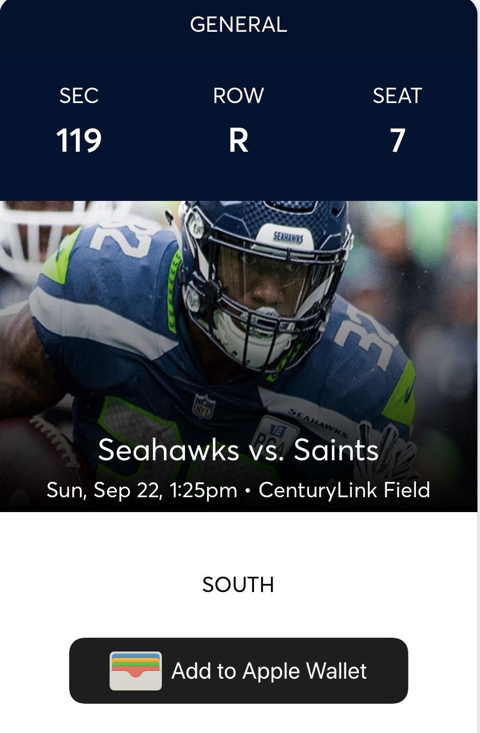Saints vs Seahawks