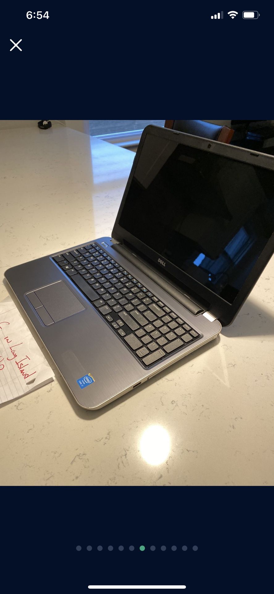   Dell Inspiron 15R-5537 slim Laptop in excellent condition. Comes with Dell power adapter