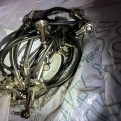 1/4 Inch Guitar Patch Cables Bag Of 19