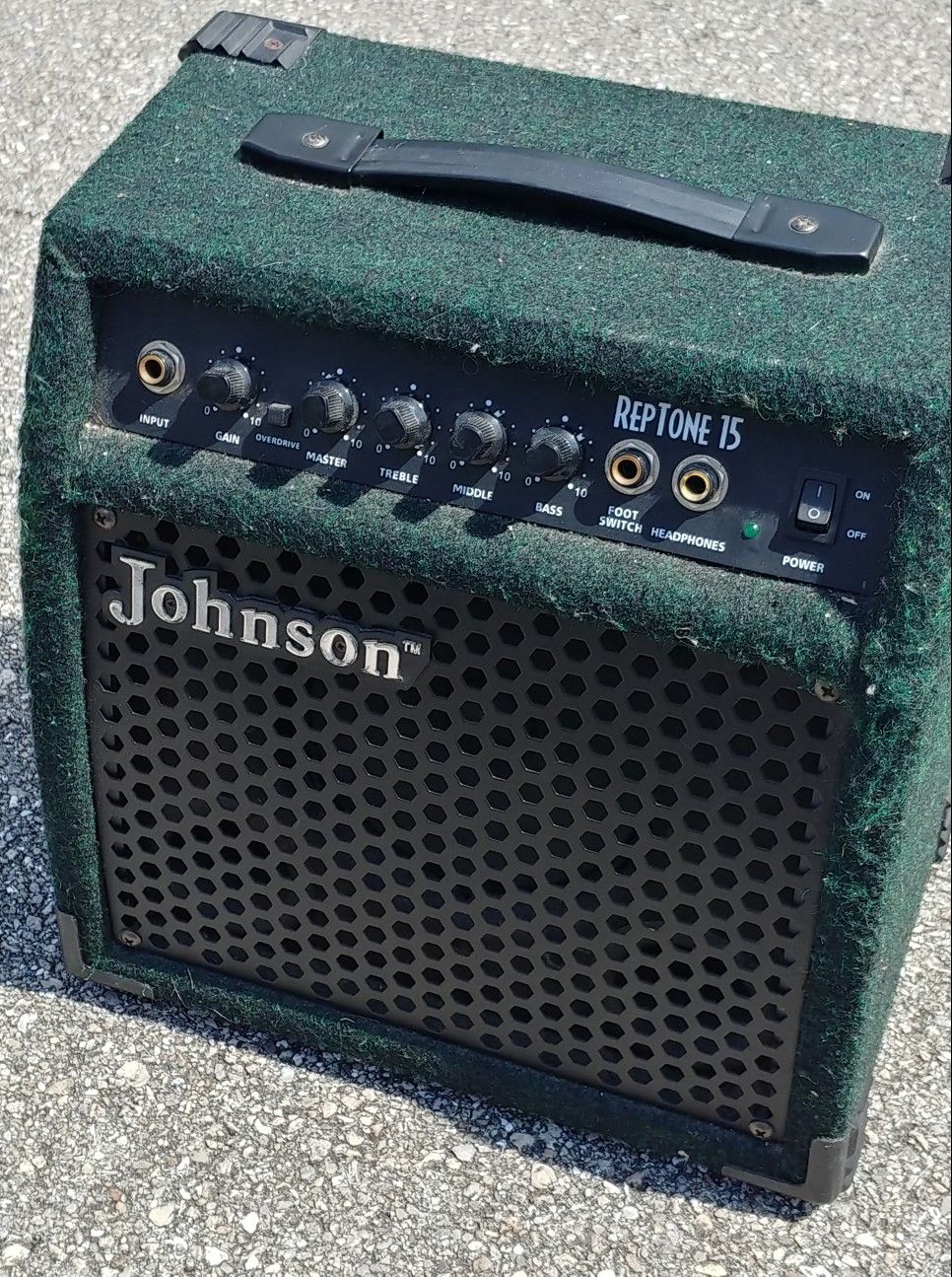 Johnson RepTone 15 Electric Guitar Practice Combo Amp with Overdrive