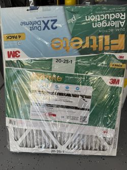 2 X 3M Filtrate 20x25x1 furnace filters