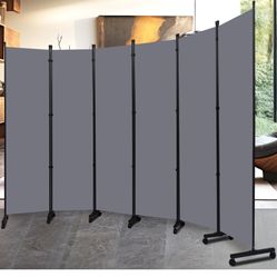 Privacy Screen/Room Divider With Lockable Wheels 