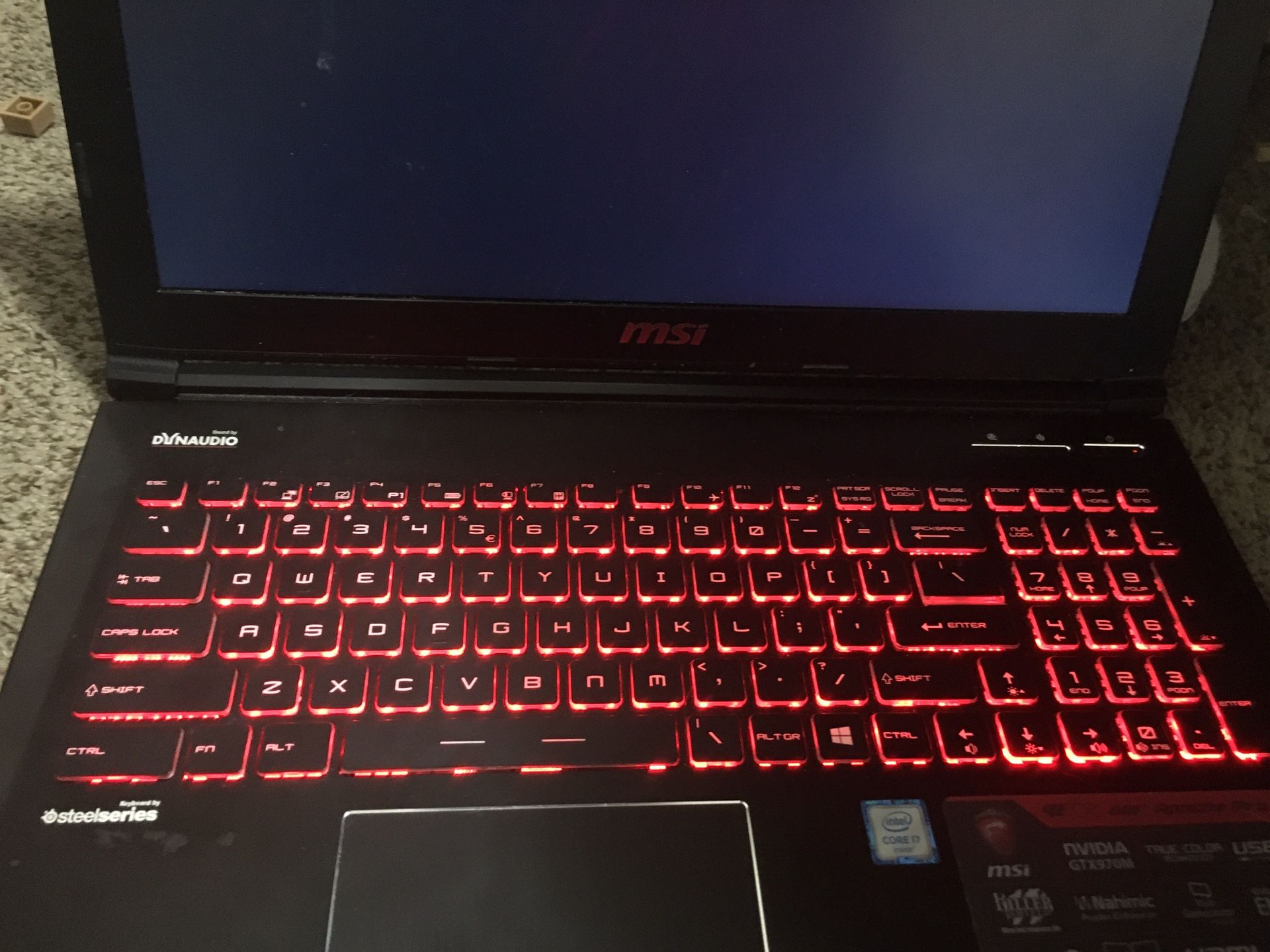 MSI Gaming laptop 