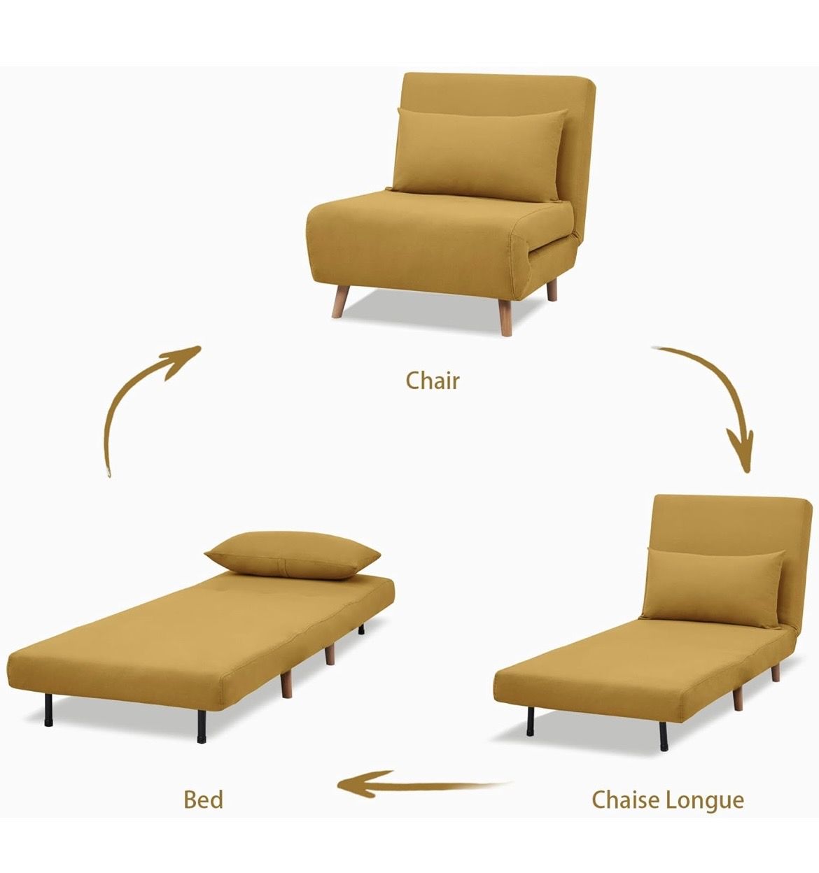 Chair sofa bed